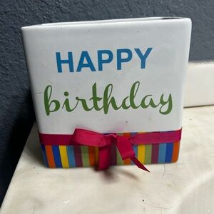 Beautiful, HAPPY BIRTHDAY flower vase!